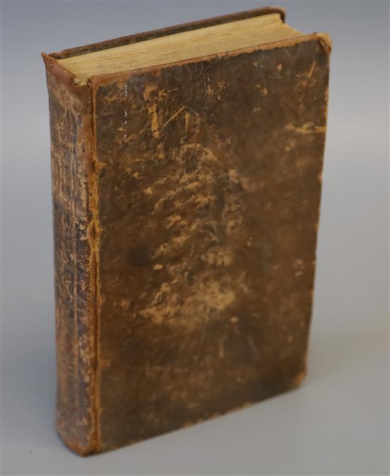 Cary, John - Carys New Itinerary: or an accurate Delineation of the Great Roads, 1st edition, 8vo, calf,